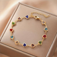 Unieke hartvormige armband