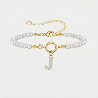 Armbanden met letters Auden Key | Goud