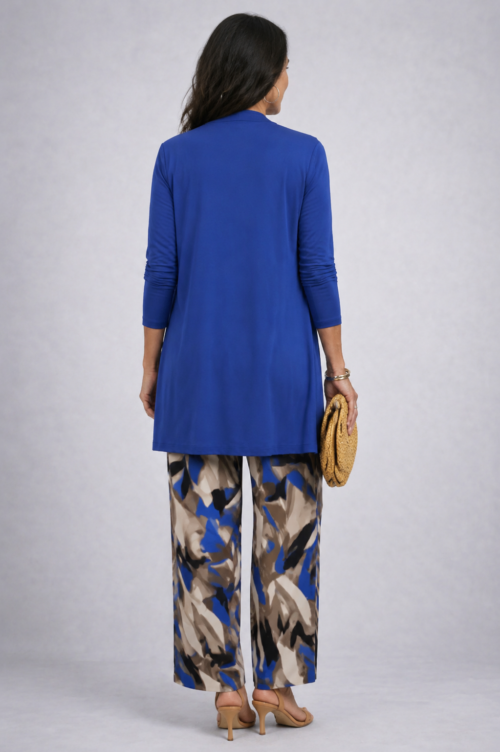 Fleur | Driedelige set in blauw