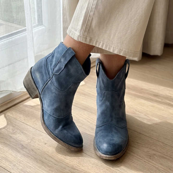 Charlotte | Comfort Suède Enkellaarsjes