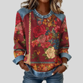 Pien | Sweatshirt met bloemenprint