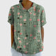 Groene Bloemenprint