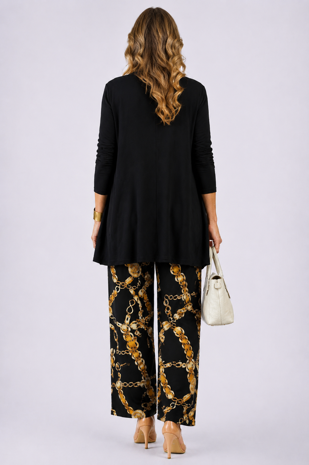 Judith | Driedelige set in zwart