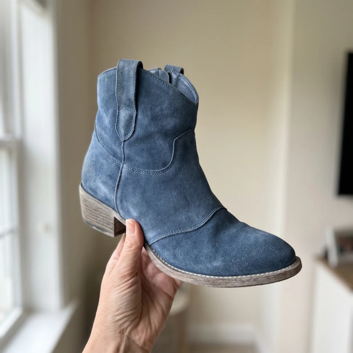 Charlotte | Comfort Suède Enkellaarsjes