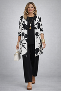 Thea | Driedelige set in zwart