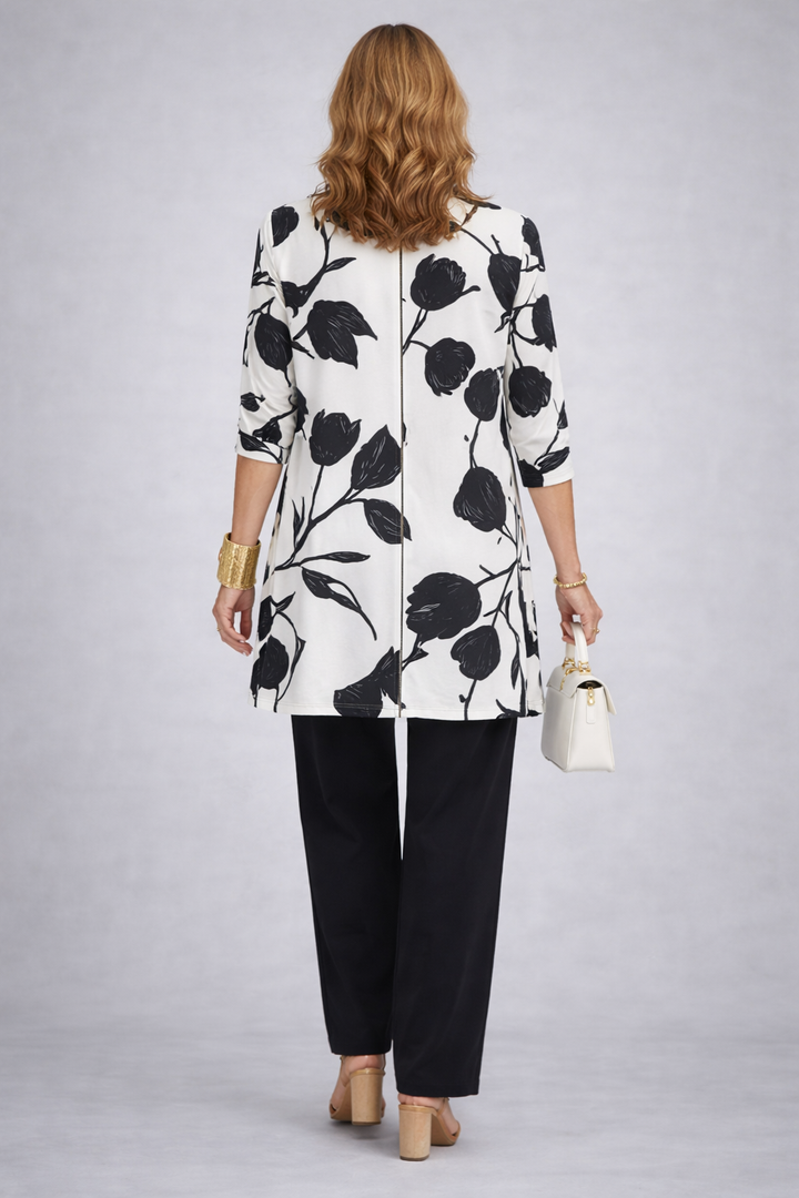 Thea | Driedelige set in zwart
