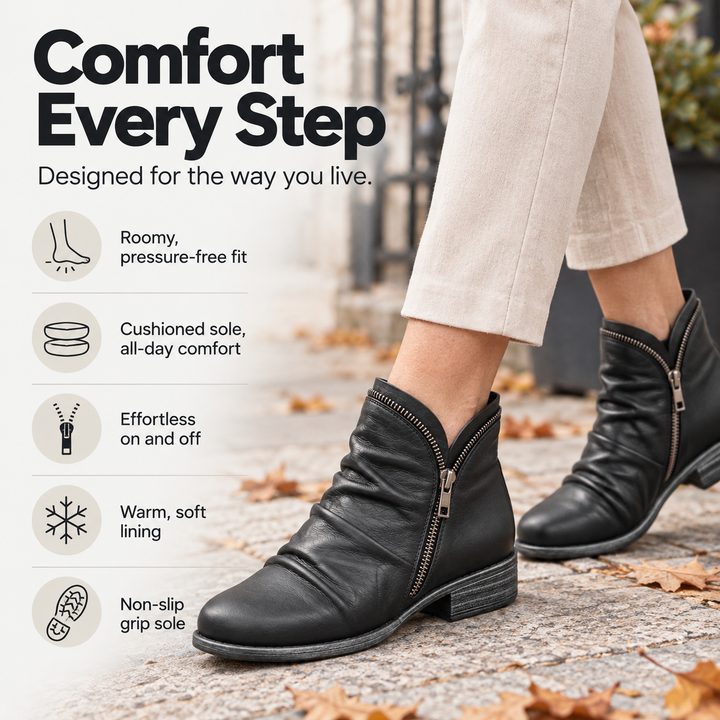 Melinda | Comfortabele Enkellaarsjes