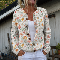 Ilse | Cardigan met schattige kleine bloemen