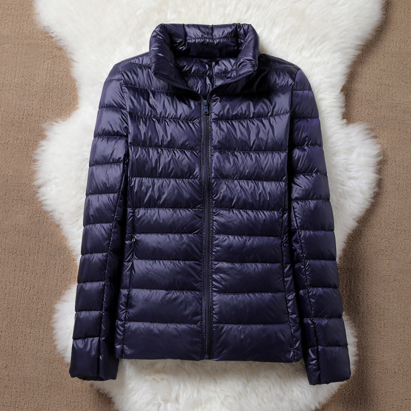 Eline | Tussenjas, marineblauw