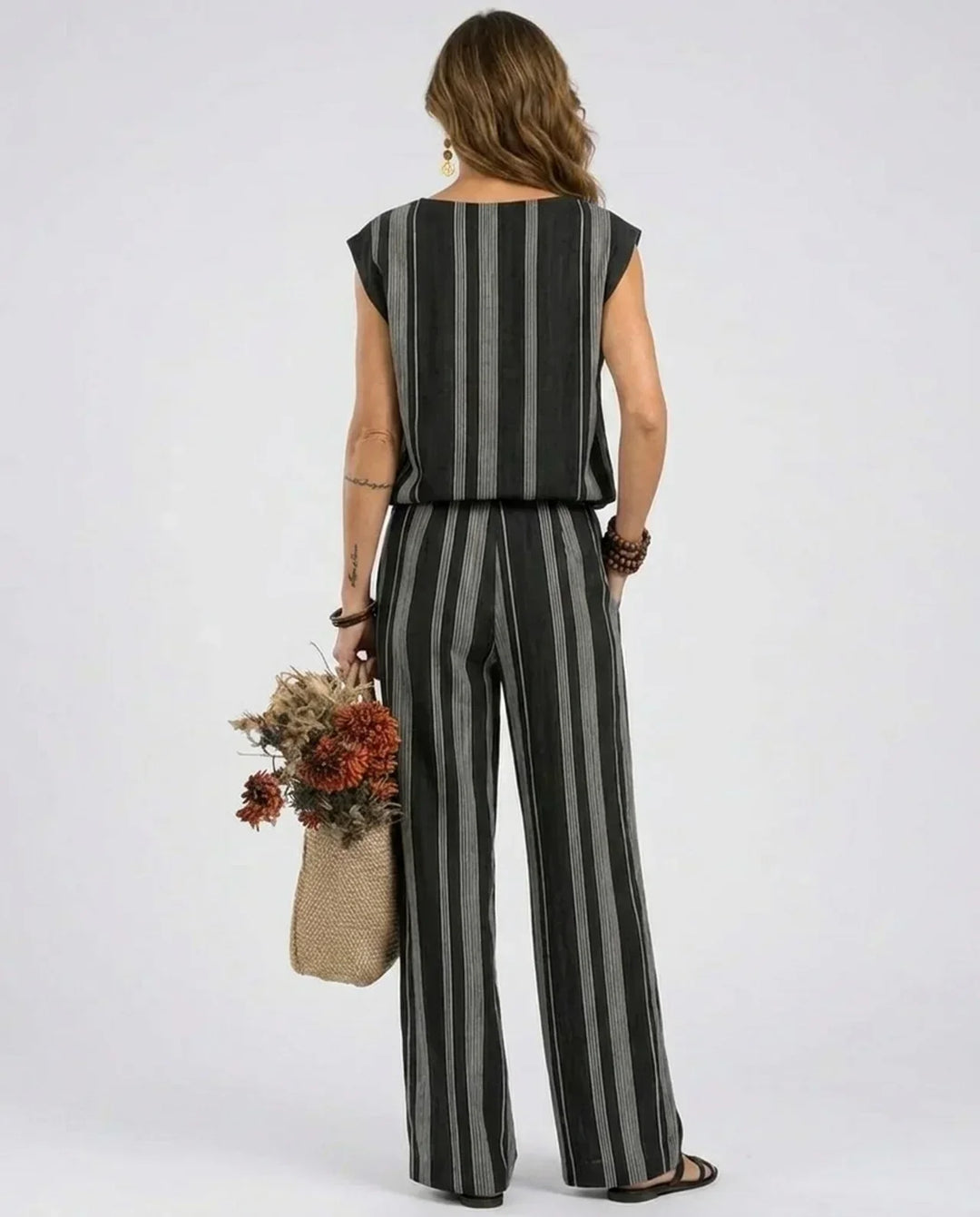 Annelies | Elegante gestreepte set