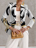 NOEMINE | ABSTRACTE BORSTELSTREEP BLAZER