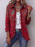 Sylvie | Bohemian Paisley Ruches Jas